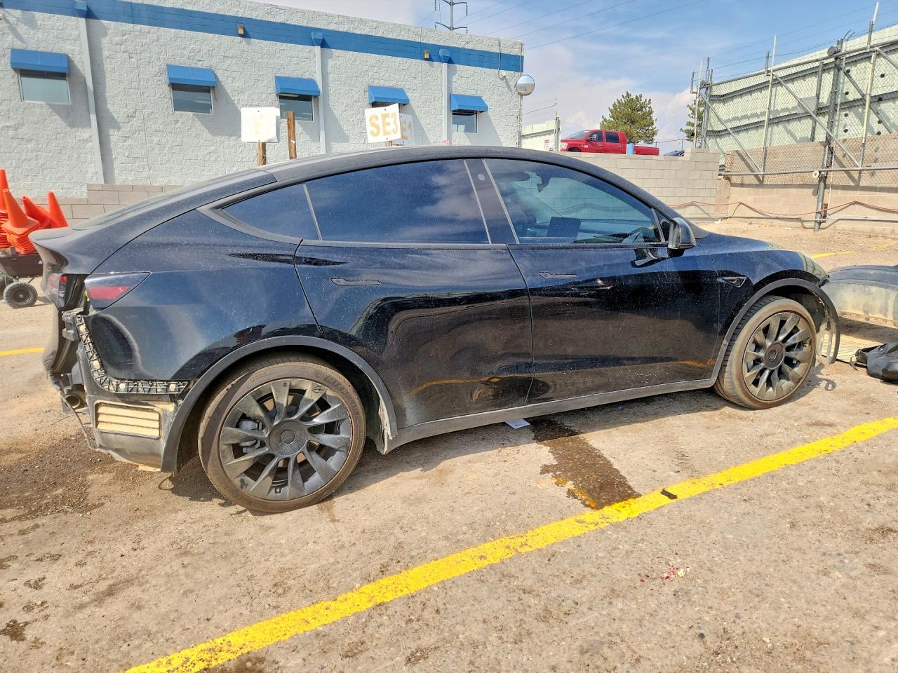 2022 Tesla Model Y Черный vin: 7SAYGAEE2NF524500