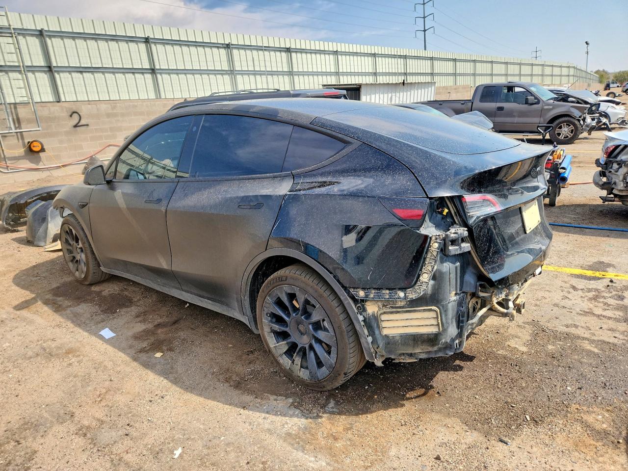 2022 Tesla Model Y Черный vin: 7SAYGAEE2NF524500