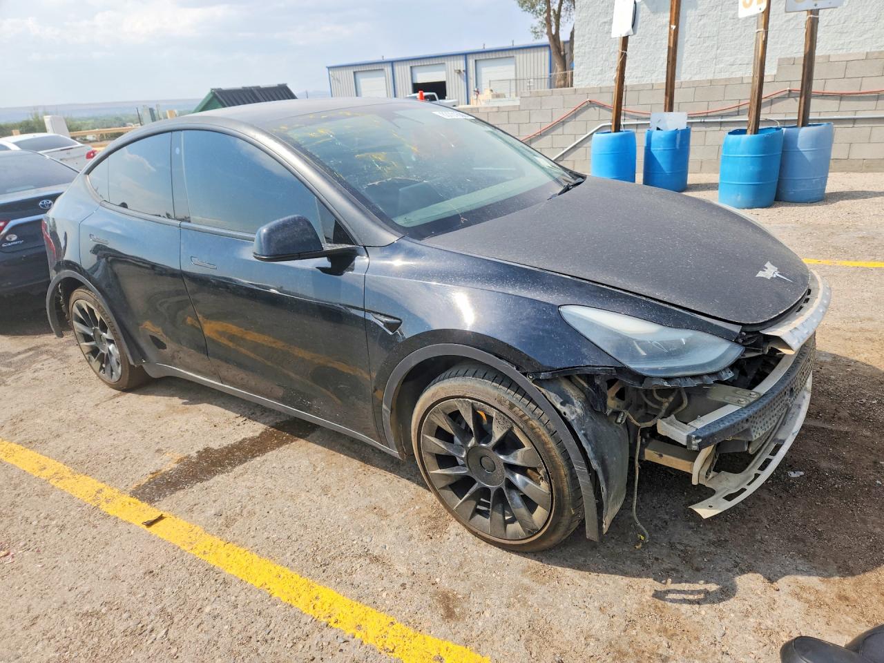 2022 Tesla Model Y Черный vin: 7SAYGAEE2NF524500