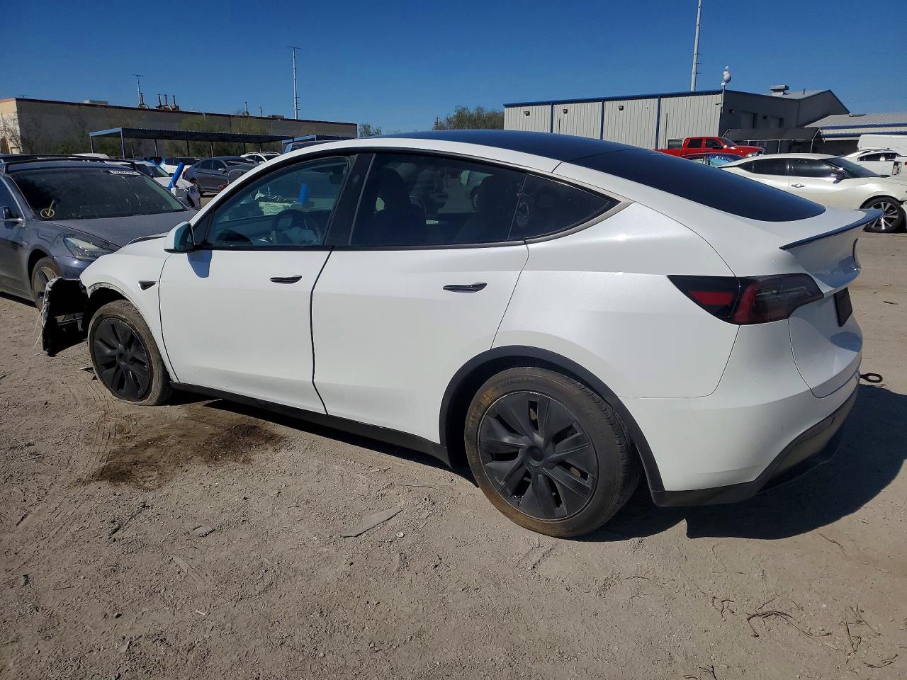 2024 Tesla Model Y White vin: 7SAYGAEE4RF177368