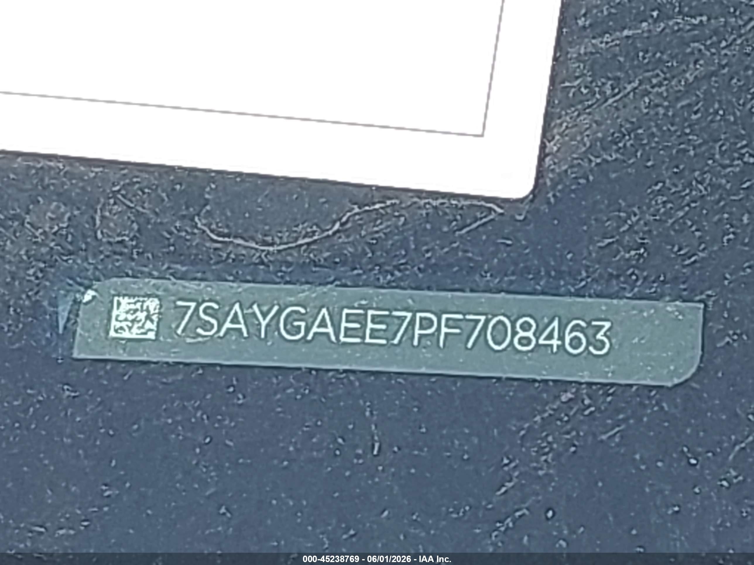 2023 Tesla Model Y   Белый vin: 7SAYGAEE7PF708463
