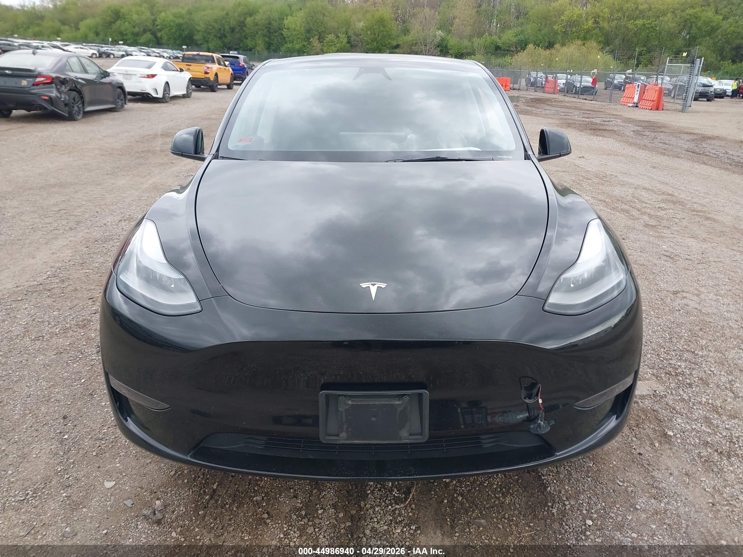 2023 Tesla Model Y Awd/long Range Dual Motor All-wheel Drive Black vin: 7SAYGAEE8PF924757
