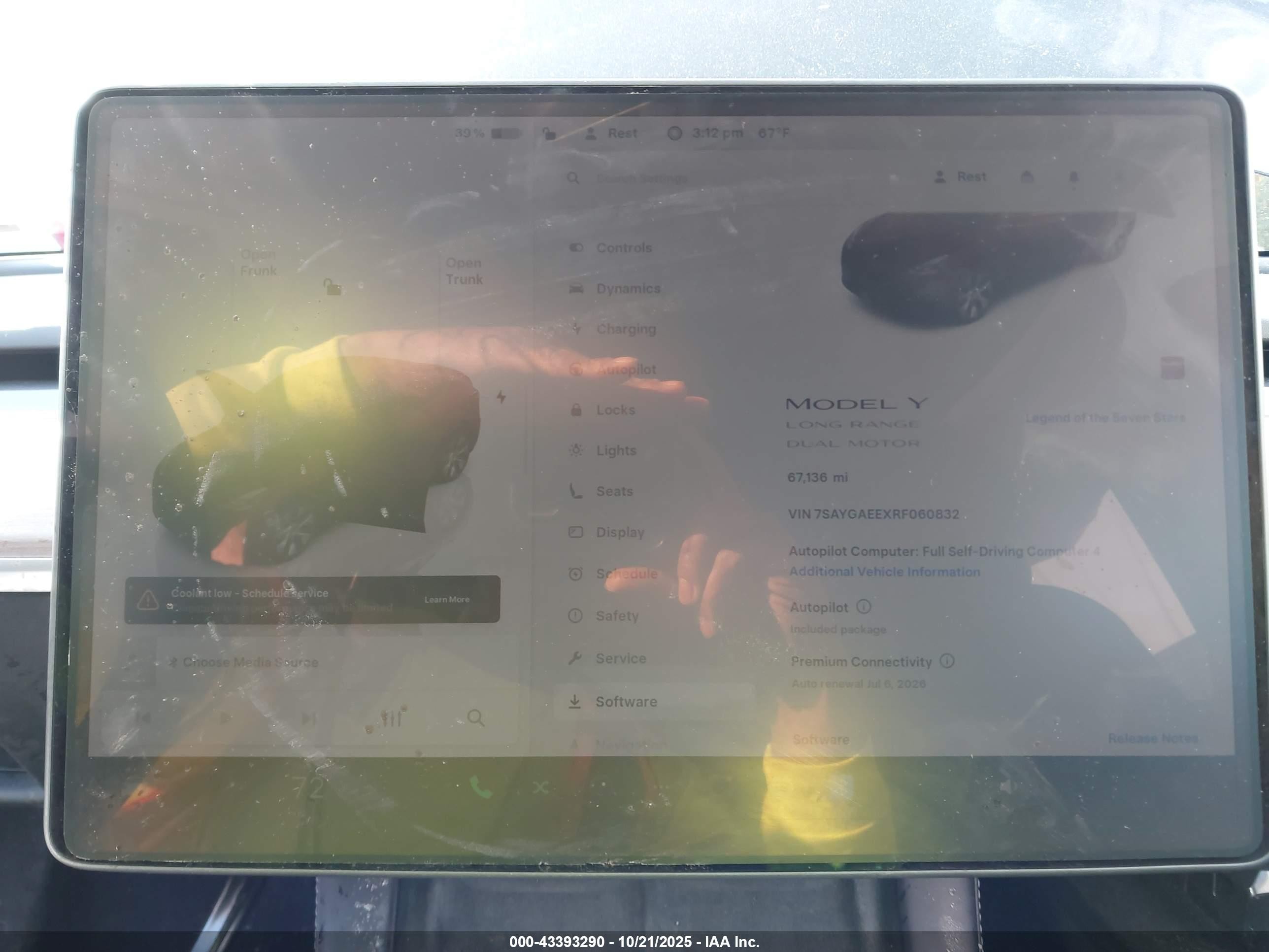 2024 Tesla Model Y Long Range Dual Motor All-wheel Drive Black vin: 7SAYGAEEXRF060832