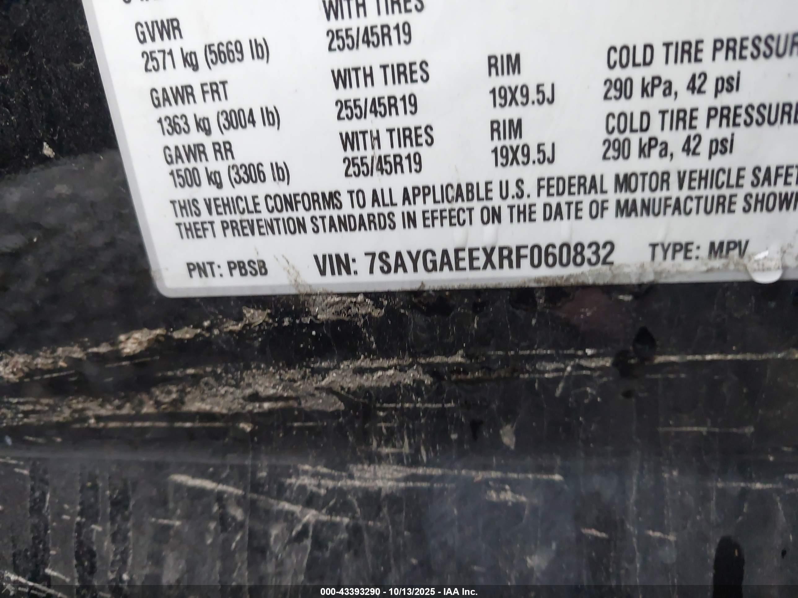 2024 Tesla Model Y Long Range Dual Motor All-wheel Drive Black vin: 7SAYGAEEXRF060832