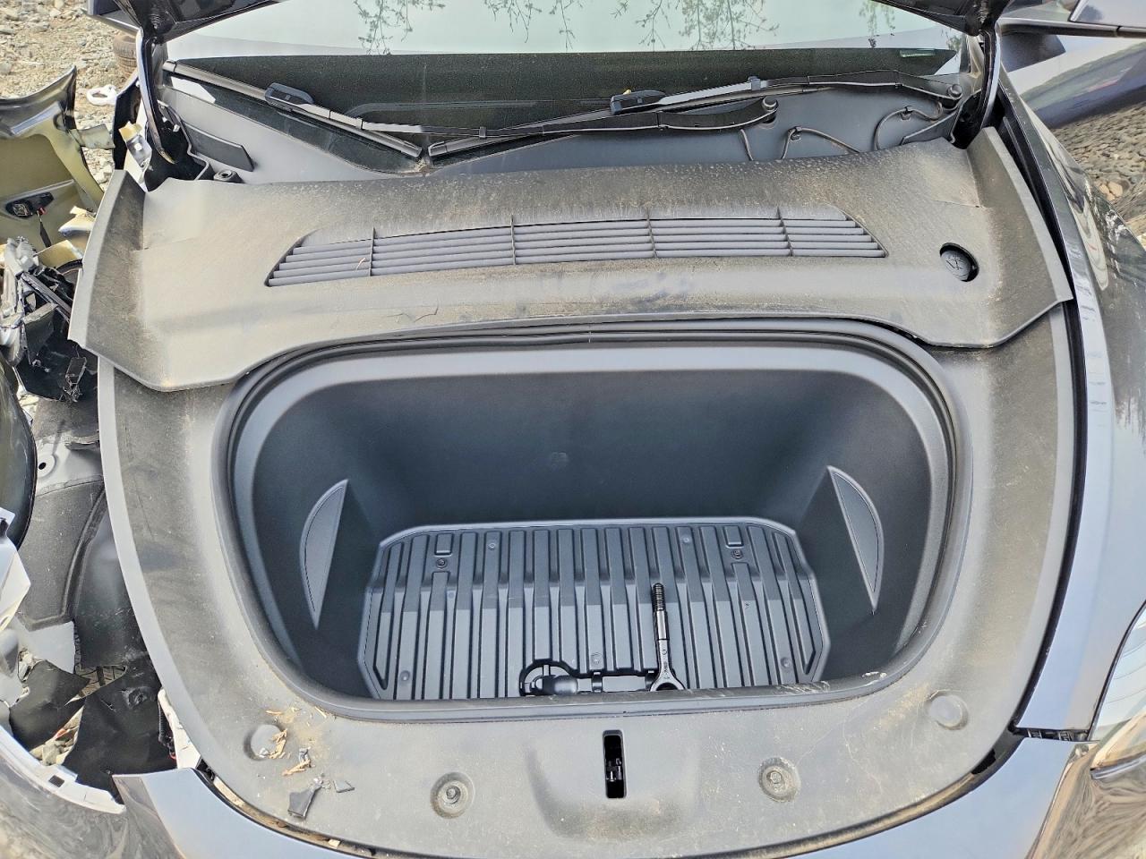 2024 Tesla Model Y Silver vin: 7SAYGDED0RF191017