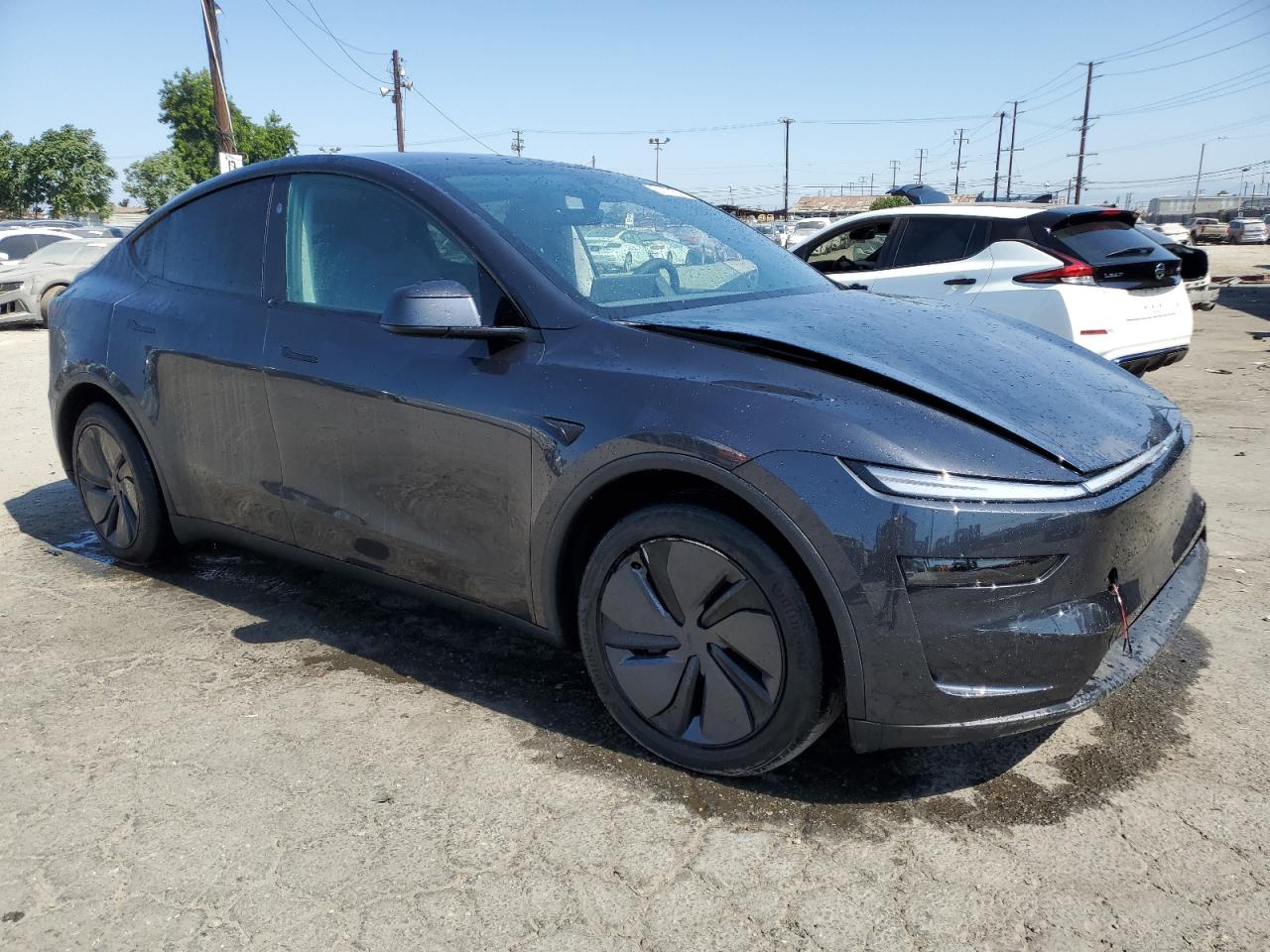 2026 Tesla Model Y Gray vin: 7SAYGDED1TF396241