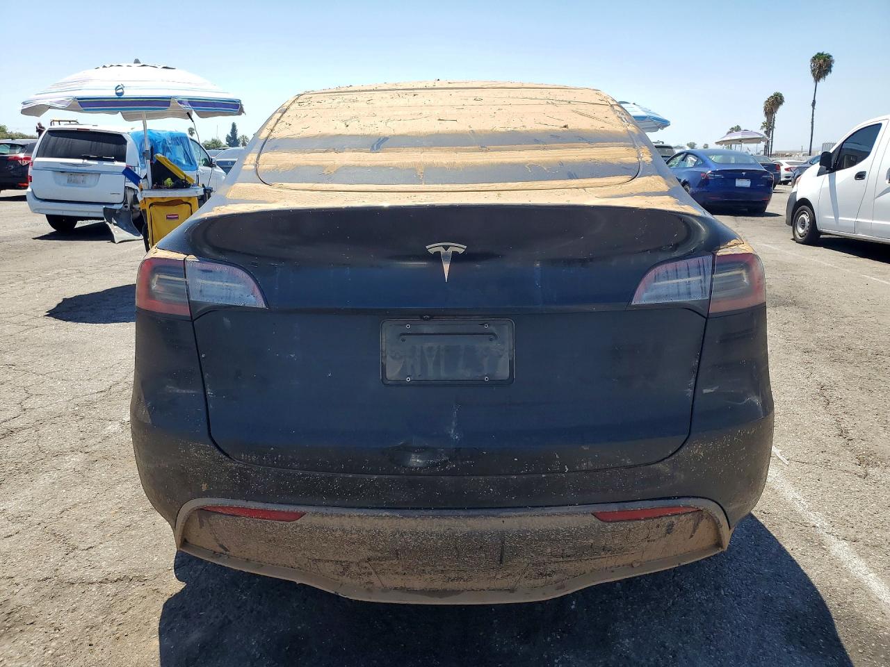 2024 Tesla Model Y Black vin: 7SAYGDED2RF166149