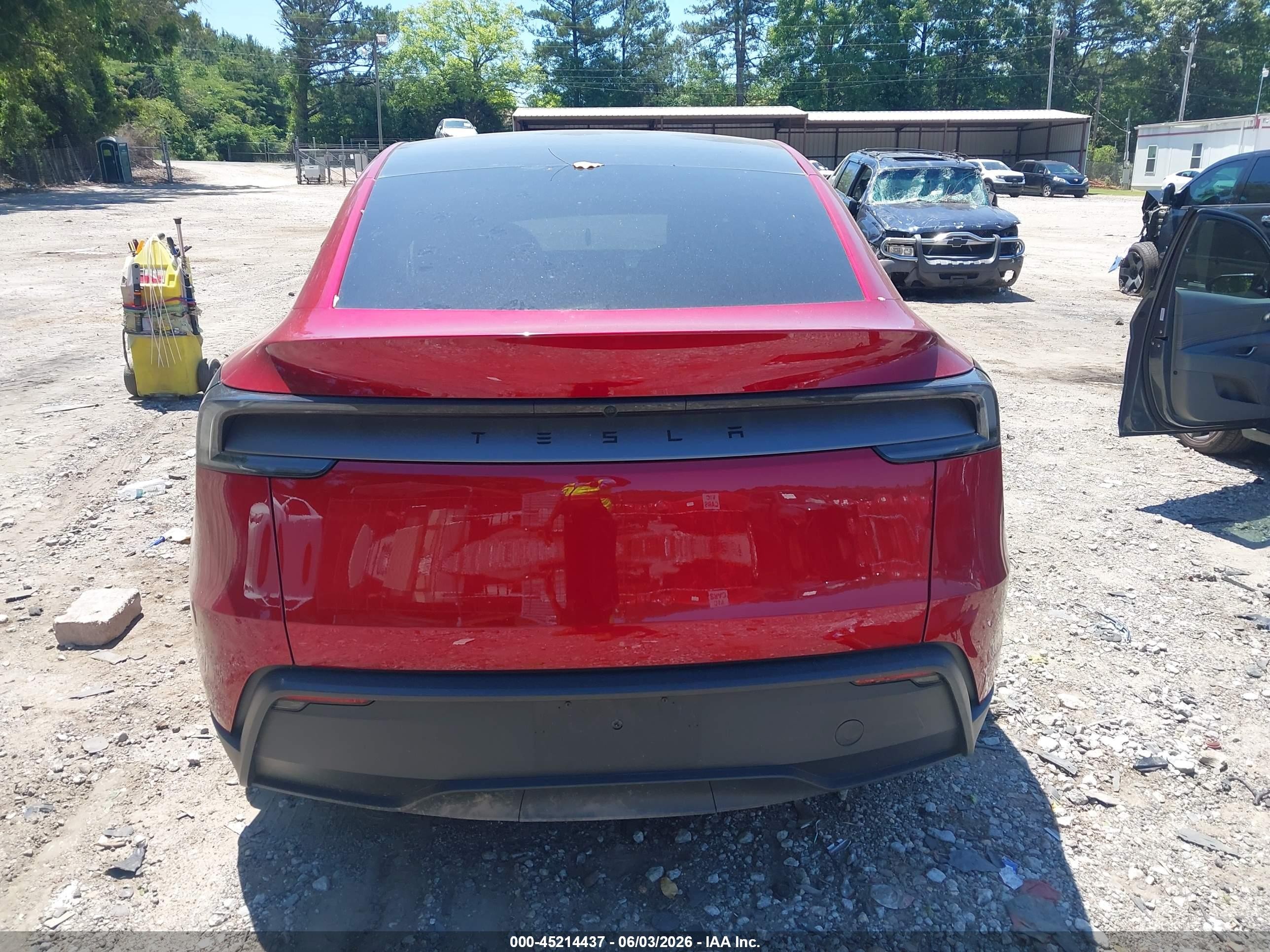 2026 Tesla Model Y Premium Rear-wheel Drive/rear-wheel Drive Red vin: 7SAYGDED3TA498718