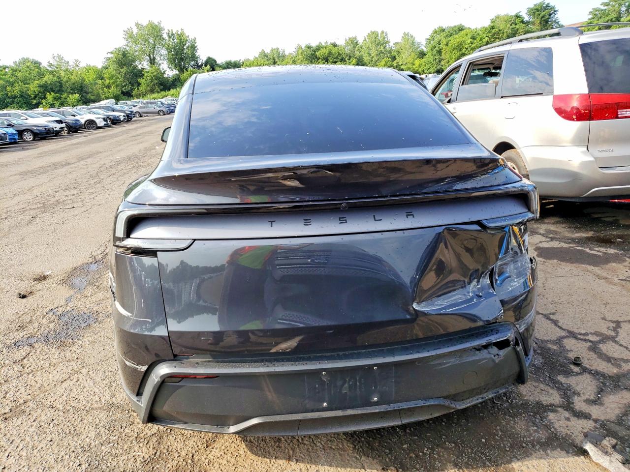 2026 Tesla Model Y Угольный vin: 7SAYGDED3TF434990