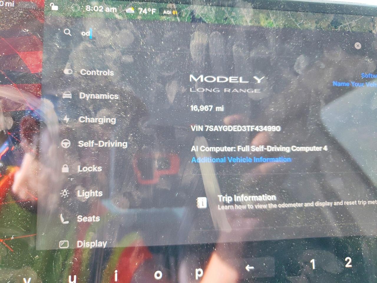 2026 Tesla Model Y Угольный vin: 7SAYGDED3TF434990