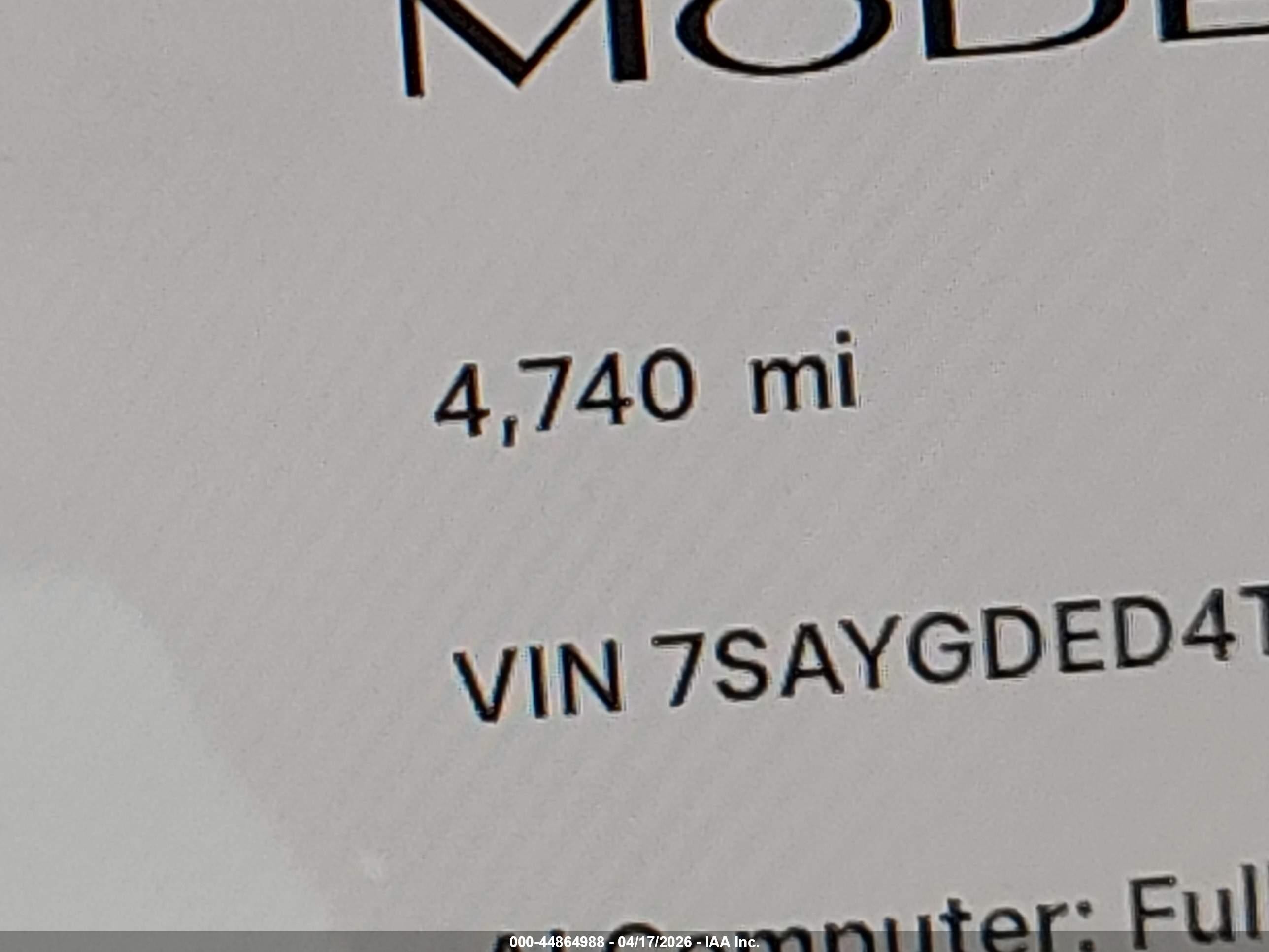 2026 Tesla Model Y Premium Rear-wheel Drive/standard Rear-wheel Drive White vin: 7SAYGDED4TA593109