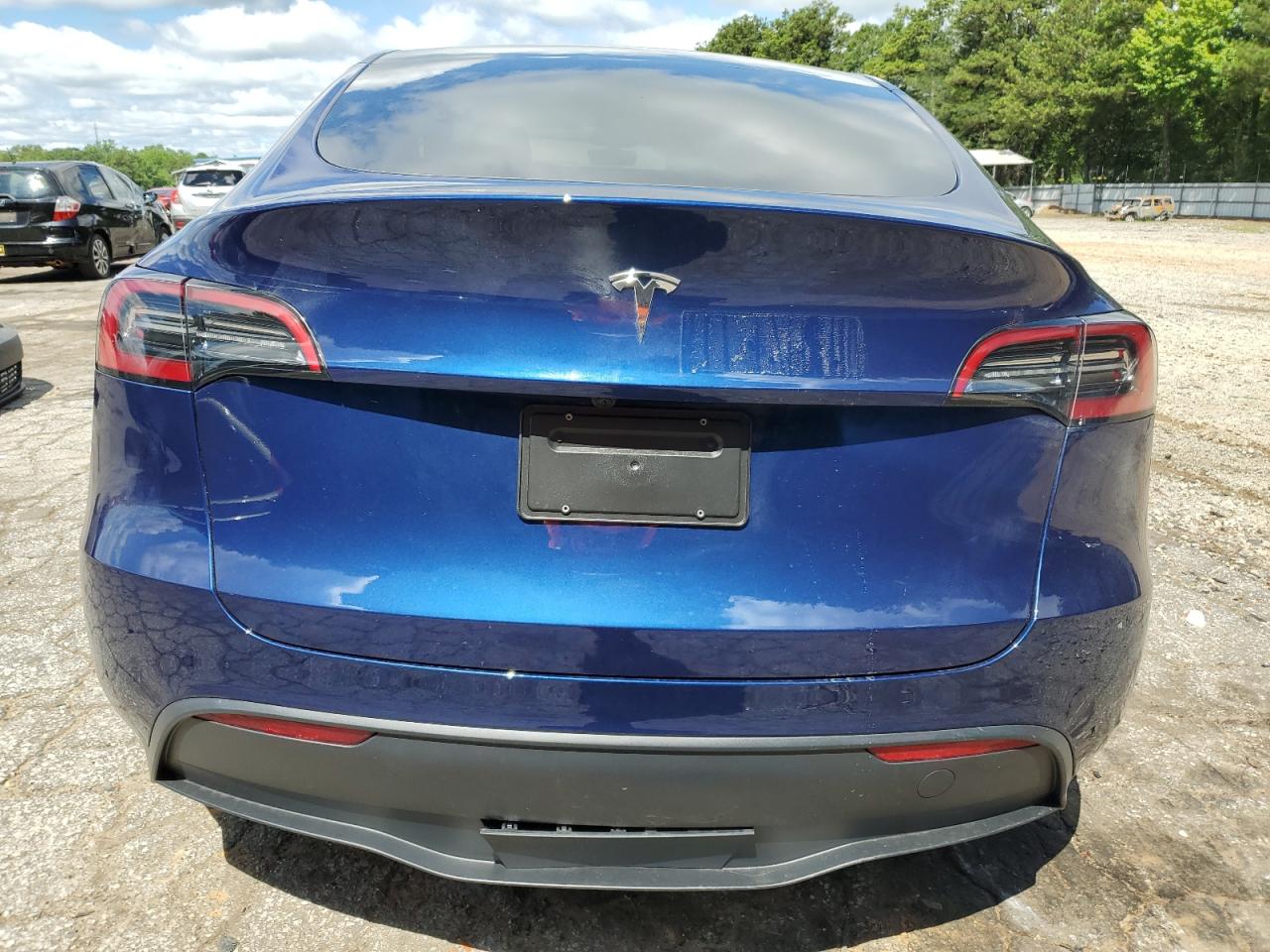 2024 Tesla Model Y  Синий vin: 7SAYGDED5RF077269