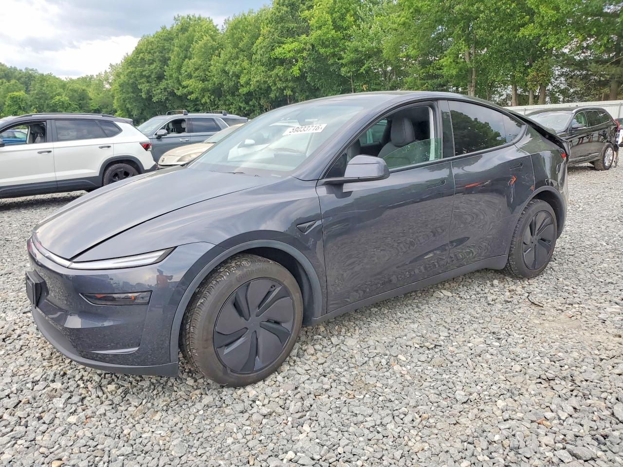 2026 Tesla Model Y Gray vin: 7SAYGDED5TF376770