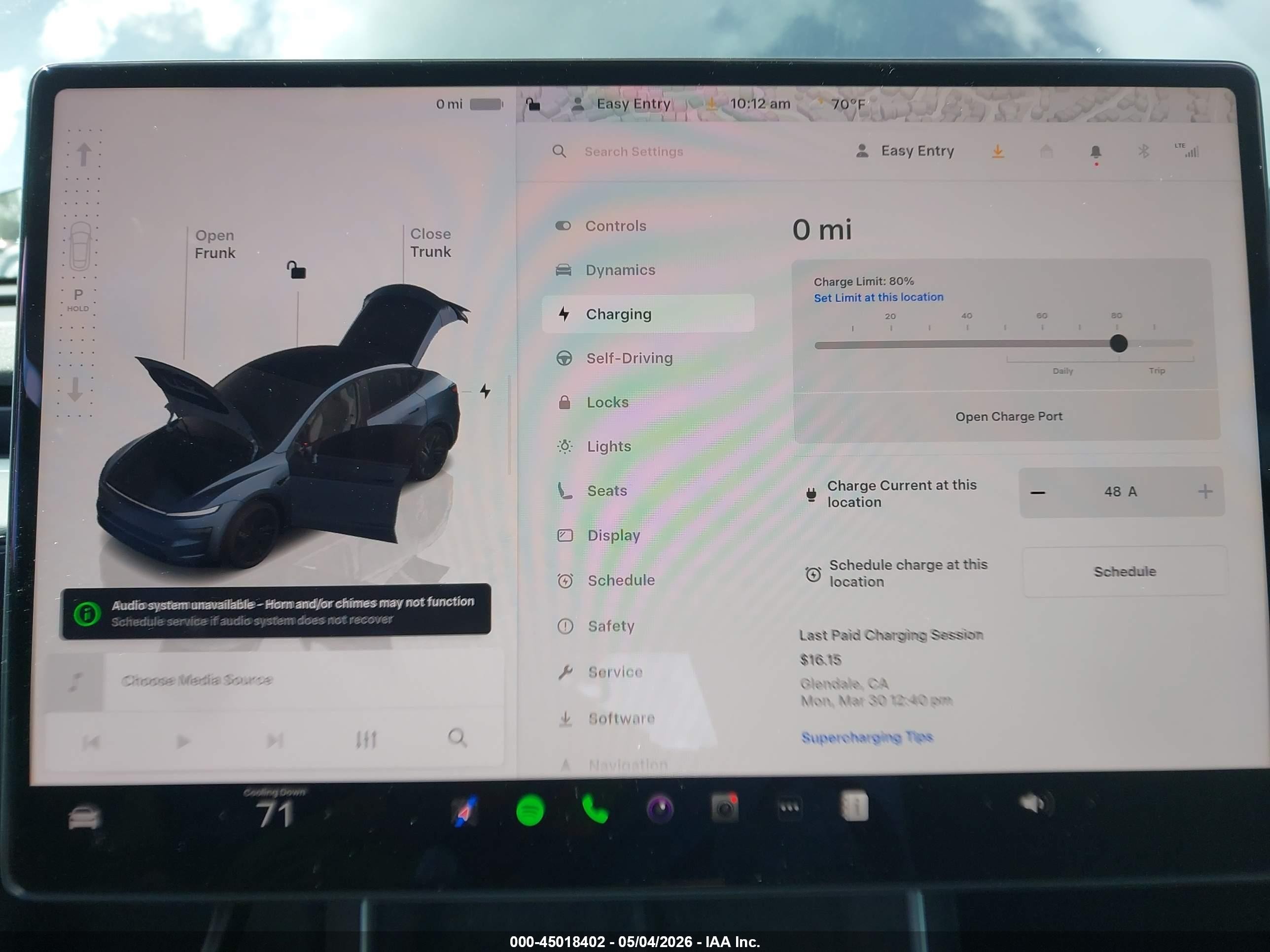 2026 Tesla Model Y Black vin: 7SAYGDED5TF568352