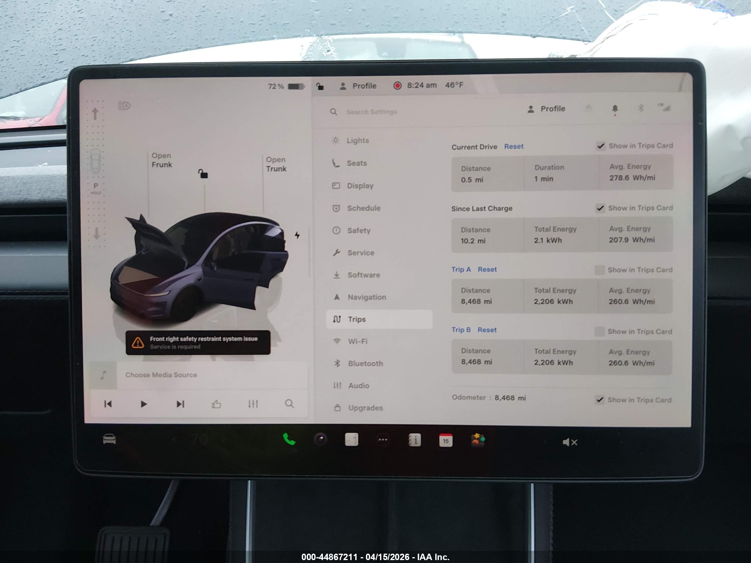 2026 Tesla Model Y Premium Rear-wheel Drive/standard Rear-wheel Drive Gray vin: 7SAYGDED8TF419286