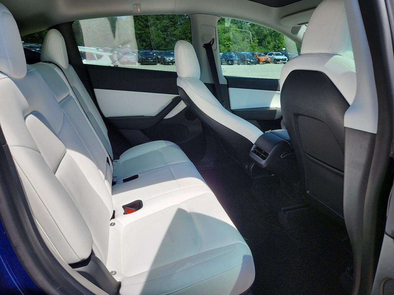 2022 Tesla Model Y Blue vin: 7SAYGDEE0NF368250