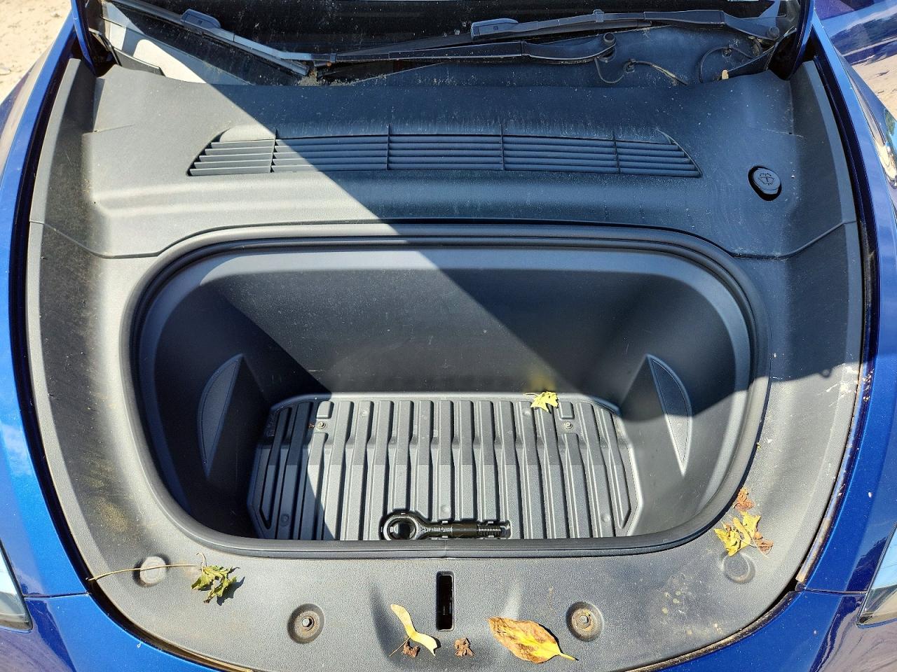 2022 Tesla Model Y Blue vin: 7SAYGDEE0NF368250