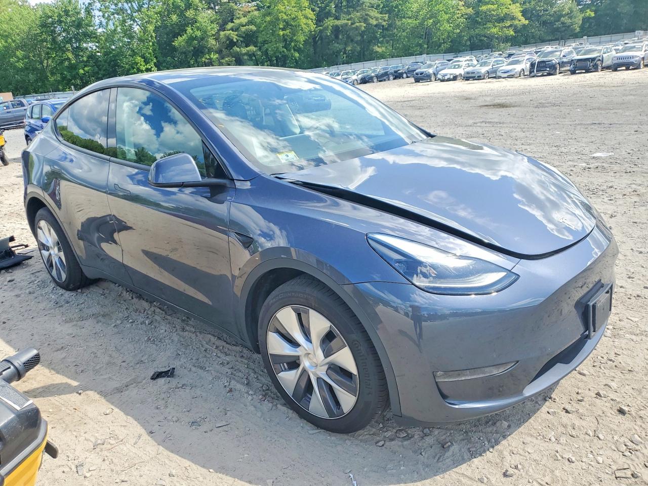 2023 Tesla Model Y Серый vin: 7SAYGDEE1PF865889