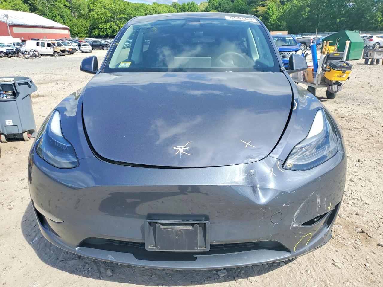 2023 Tesla Model Y Серый vin: 7SAYGDEE1PF865889