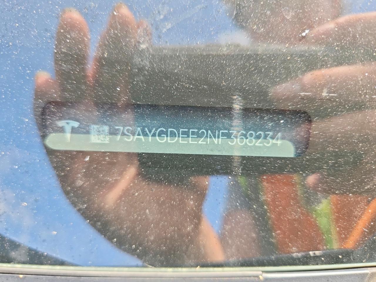 2022 Tesla Model Y Gray vin: 7SAYGDEE2NF368234