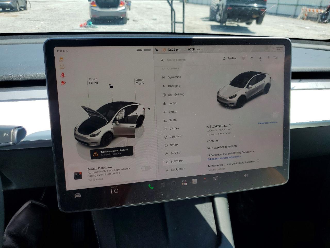 2023 Tesla Model Y White vin: 7SAYGDEE4PF800812