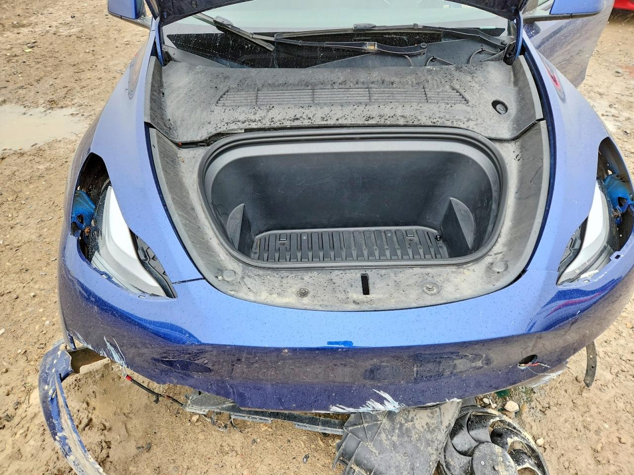 2023 Tesla Model Y Blue vin: 7SAYGDEE4PF841764