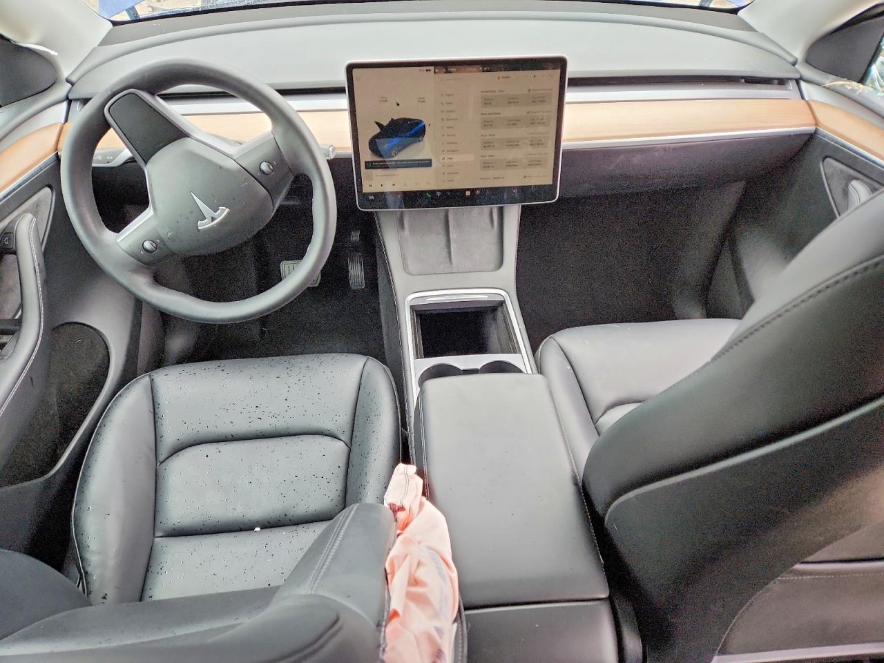 2023 Tesla Model Y Blue vin: 7SAYGDEE4PF841764