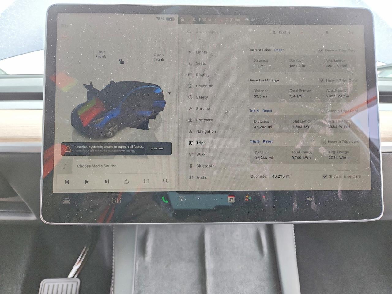 2023 Tesla Model Y Blue vin: 7SAYGDEE4PF841764