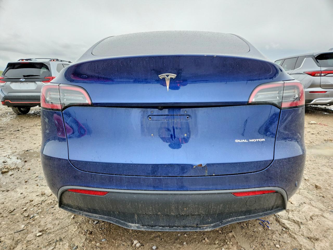 2023 Tesla Model Y Blue vin: 7SAYGDEE4PF841764