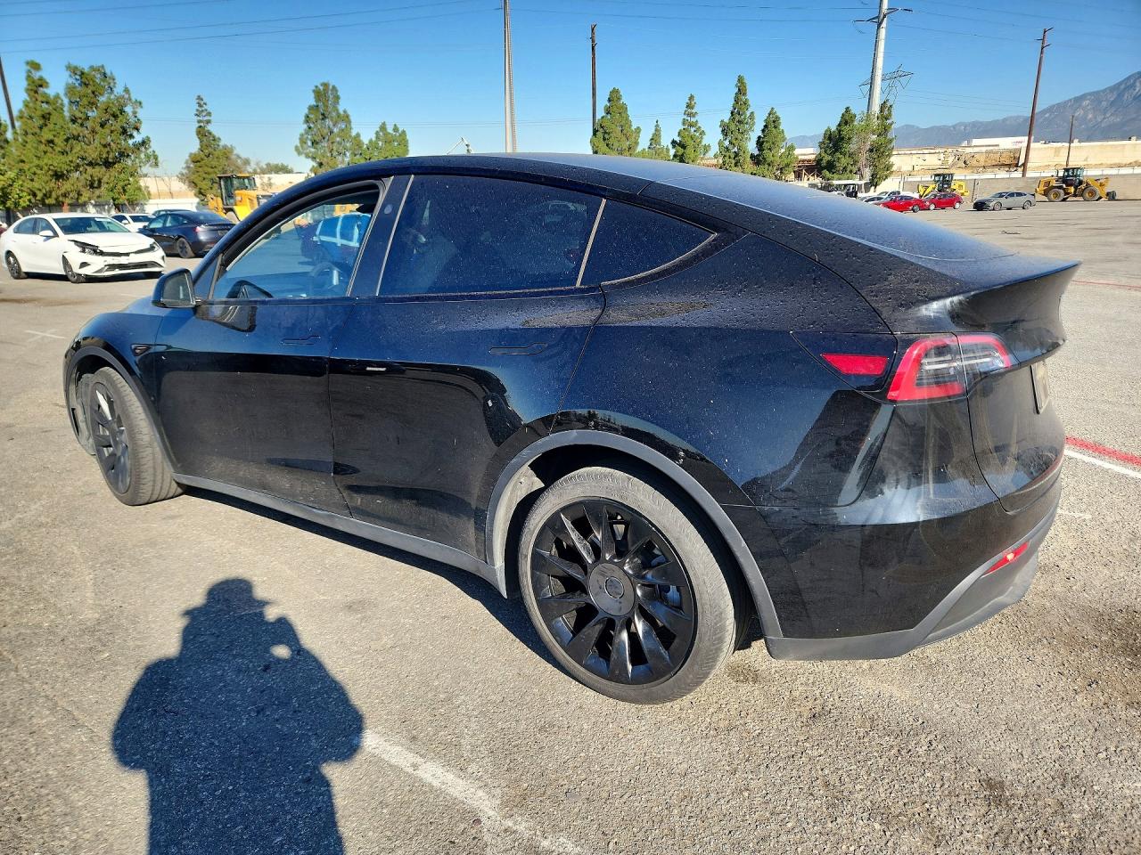 2023 Tesla Model Y Black vin: 7SAYGDEE4PF867653