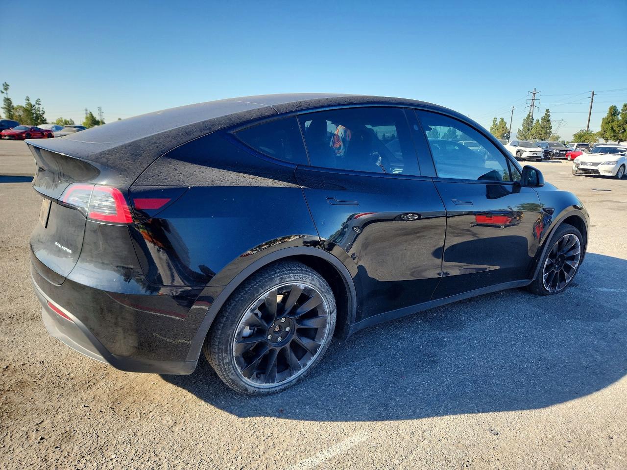 2023 Tesla Model Y Black vin: 7SAYGDEE4PF867653