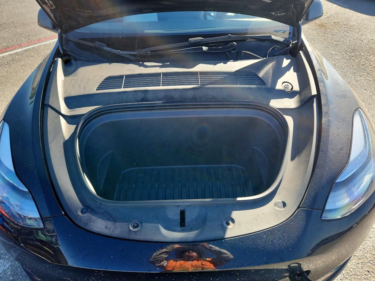 2023 Tesla Model Y Black vin: 7SAYGDEE4PF867653