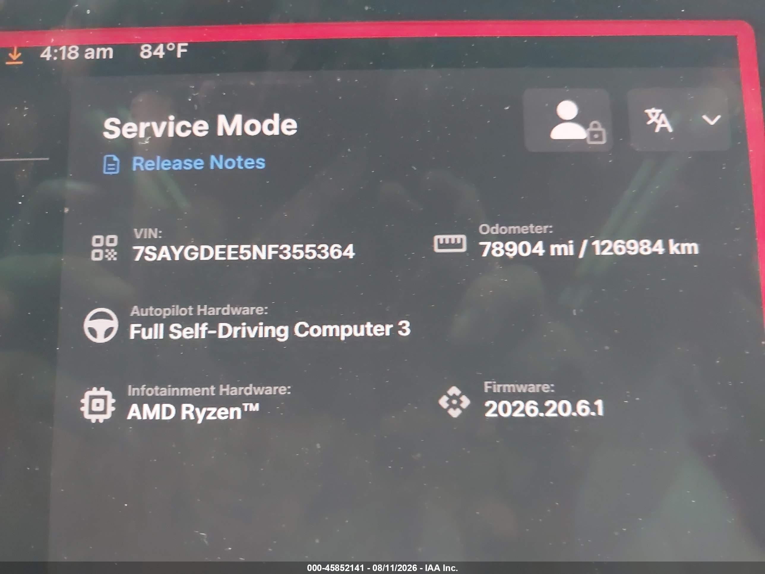 2022 Tesla Model Y Long Range Dual Motor All-wheel Drive White vin: 7SAYGDEE5NF355364