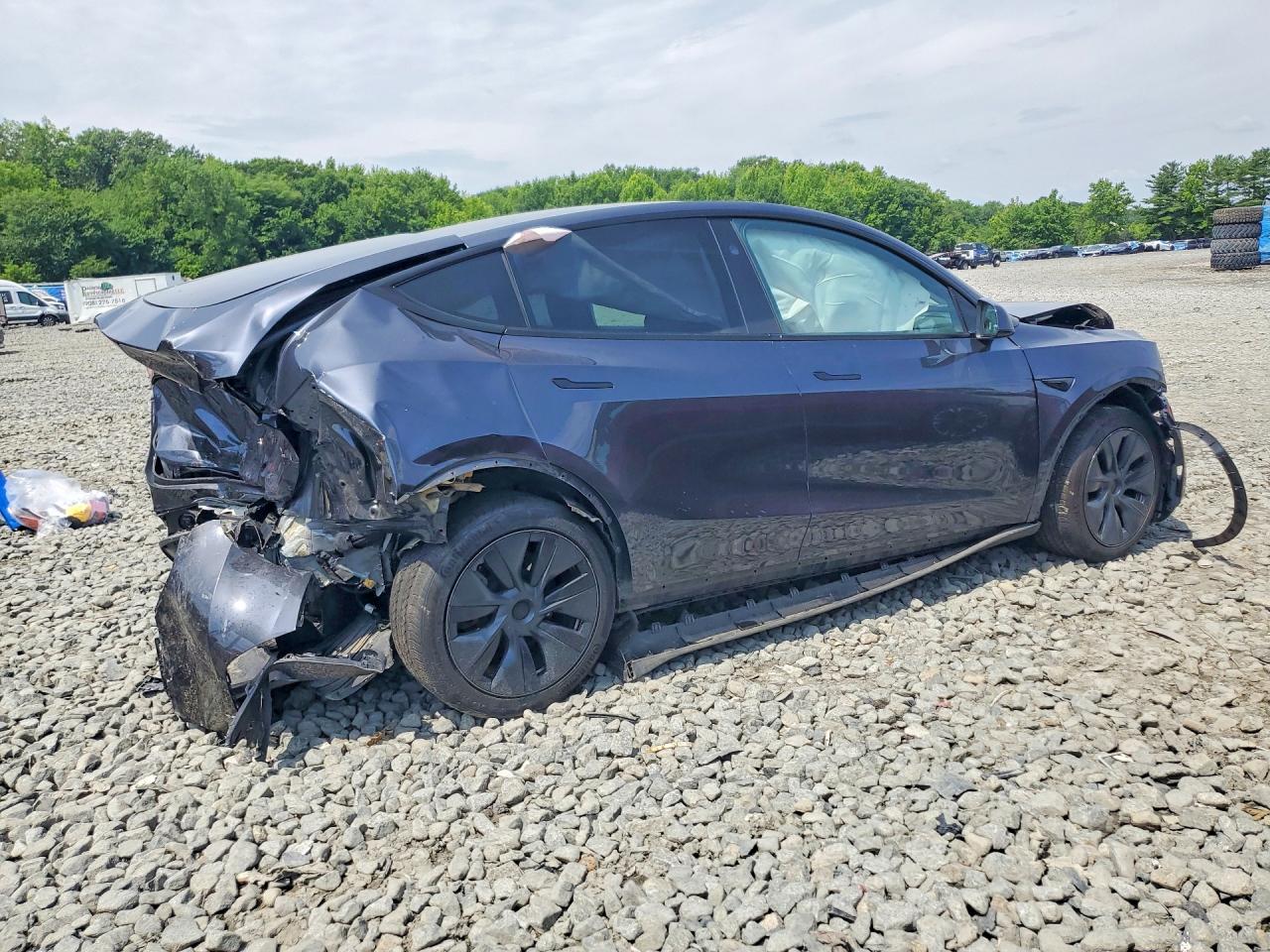 2024 Tesla Model Y Gray vin: 7SAYGDEE6RA330167
