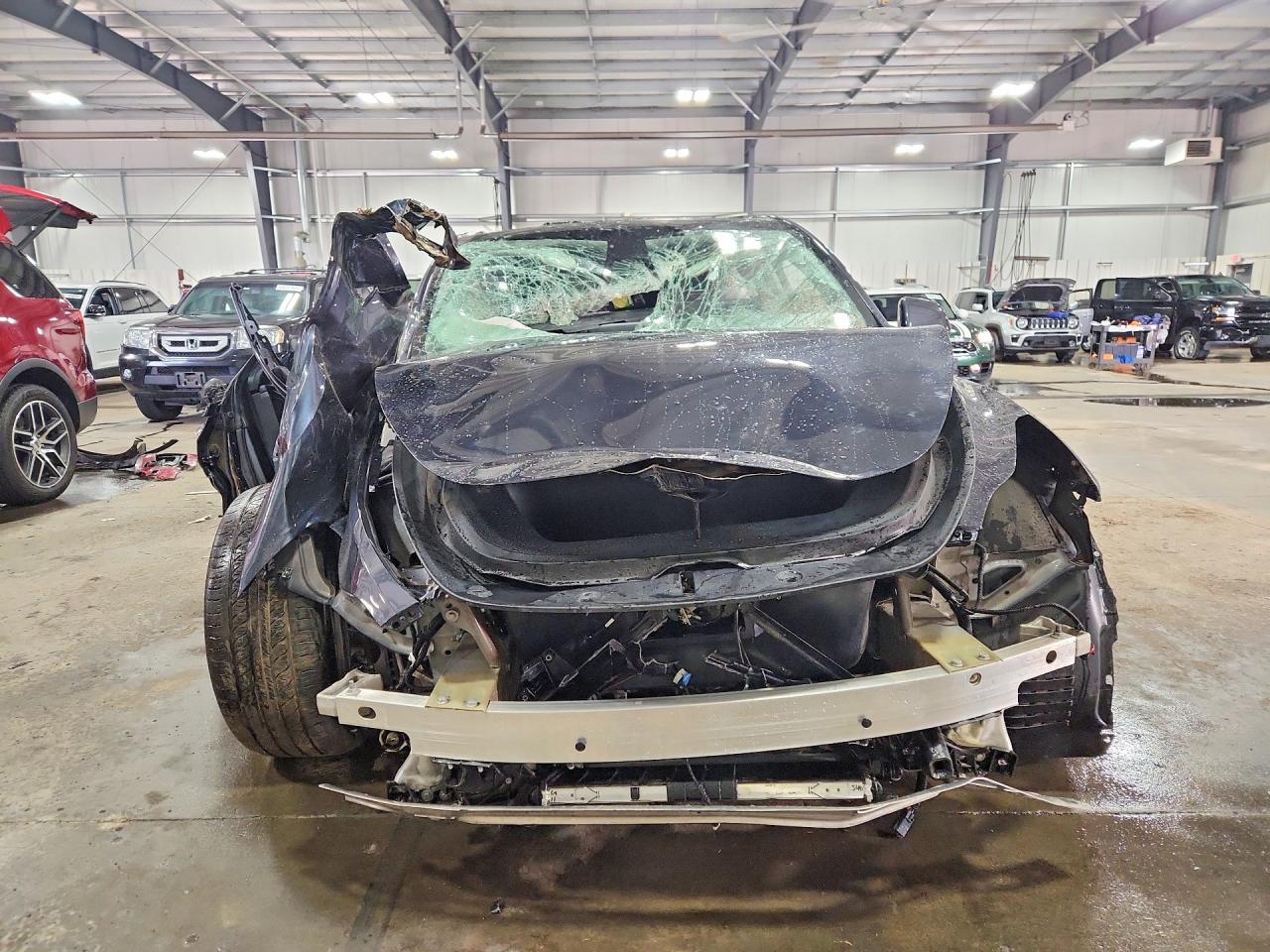 2024 Tesla Model Y Blue vin: 7SAYGDEE6RF155776
