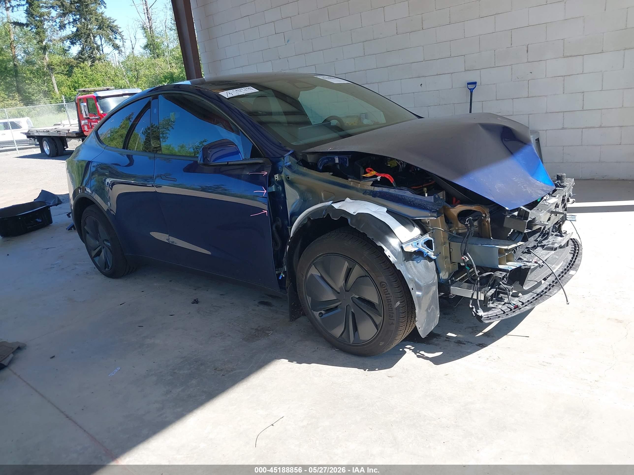 2026 Tesla Model Y All-wheel Drive/long Range Launch Series/premium Blue vin: 7SAYGDEE6TF579997