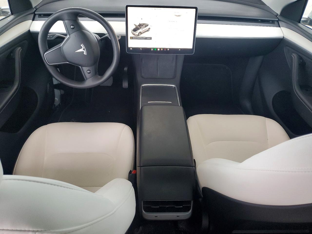 2023 Tesla Model Y White vin: 7SAYGDEE7PA176677