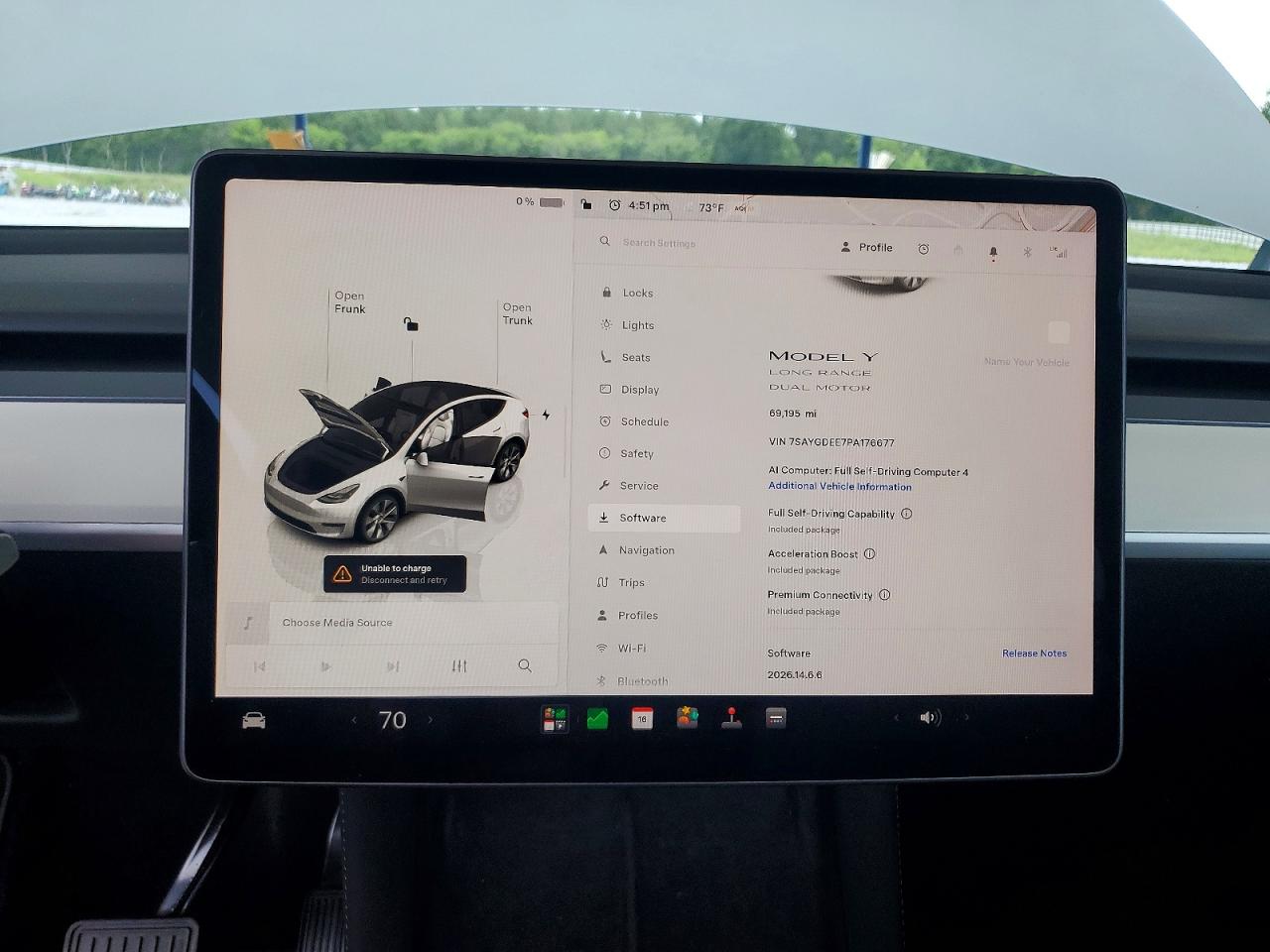 2023 Tesla Model Y White vin: 7SAYGDEE7PA176677
