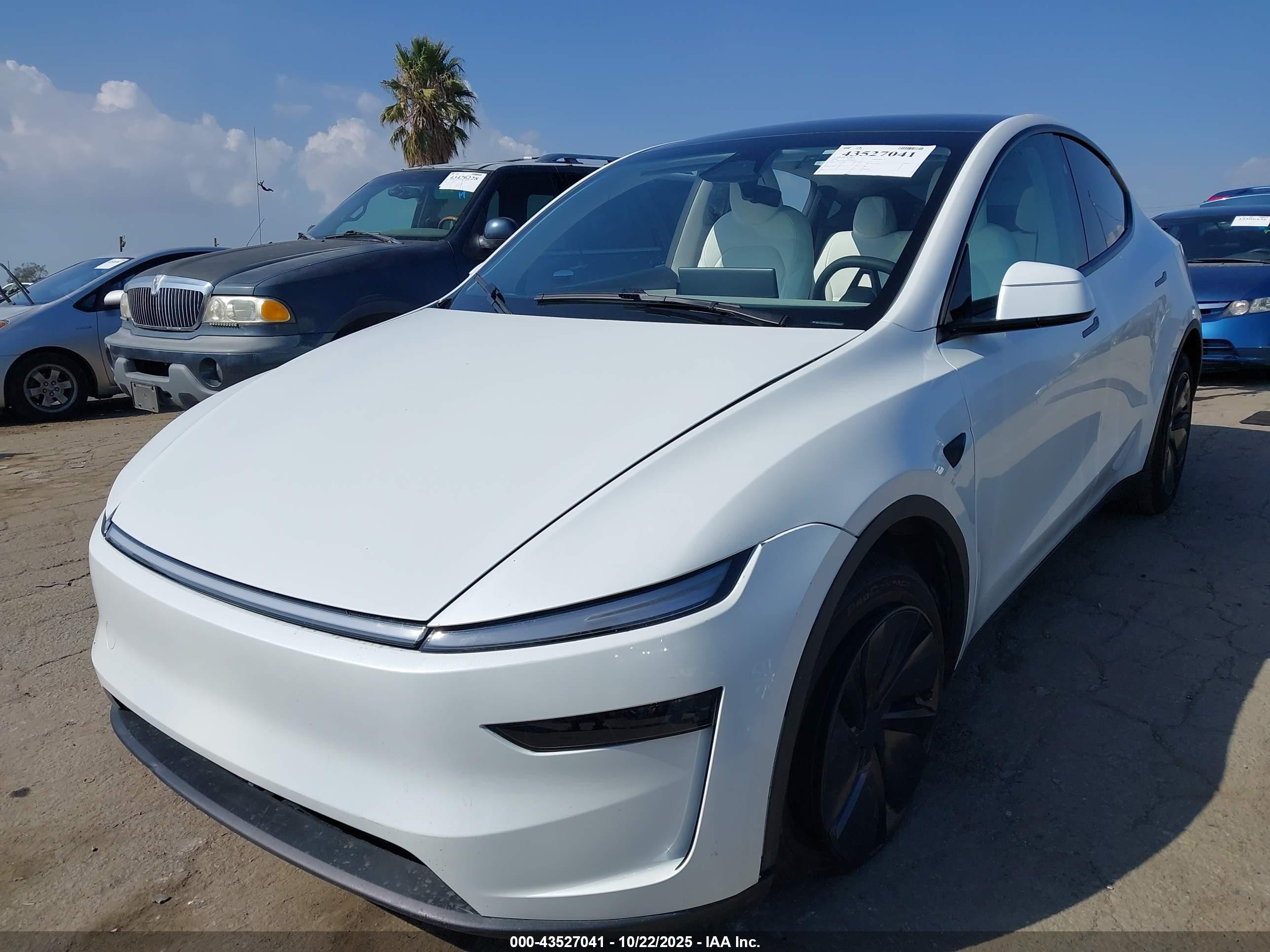 2026 Tesla Model Y Long Range Dual Motor All-wheel Drive/long Range Launch Series Белый vin: 7SAYGDEE7TF348543