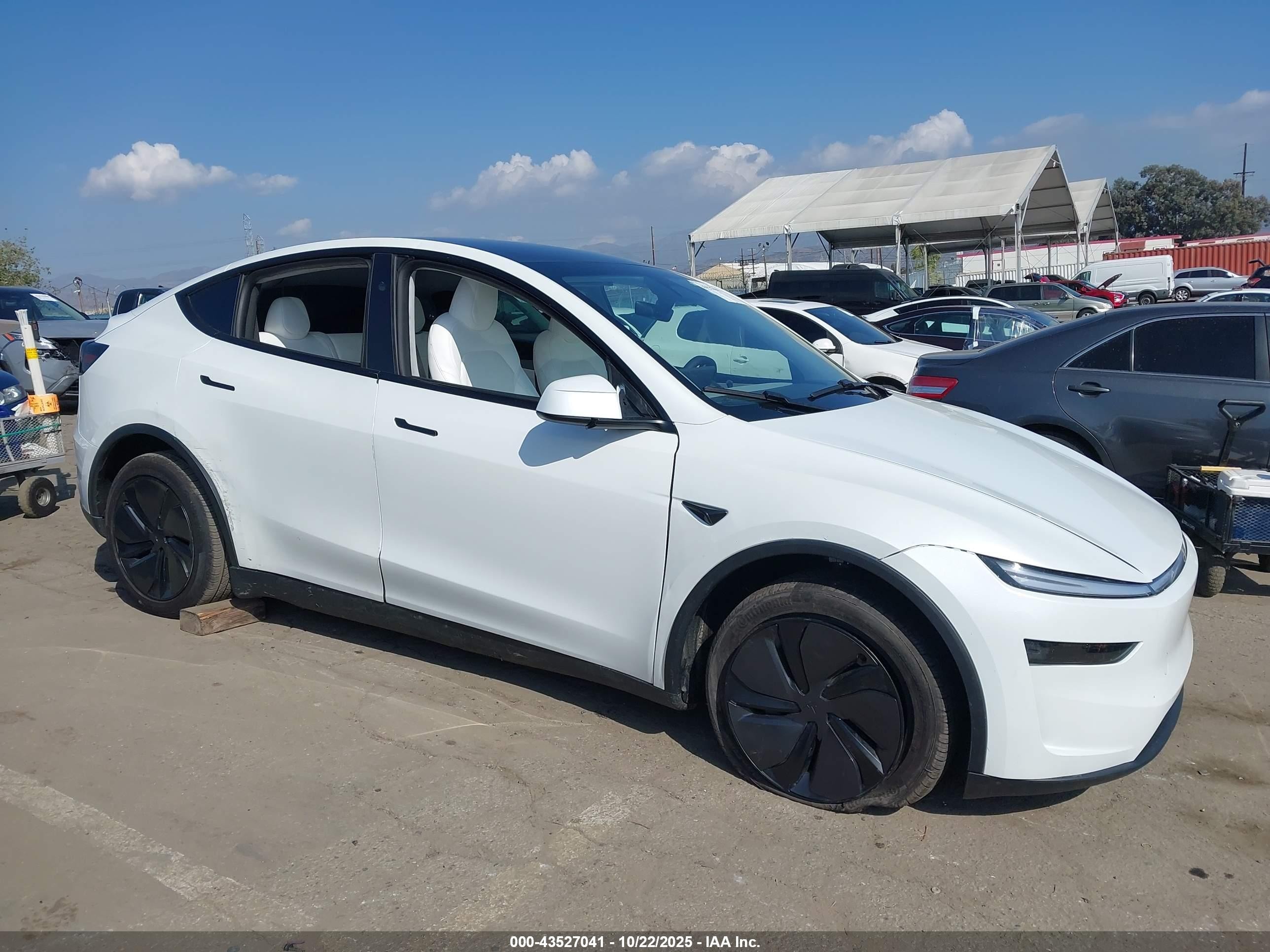 2026 Tesla Model Y Long Range Dual Motor All-wheel Drive/long Range Launch Series Белый vin: 7SAYGDEE7TF348543