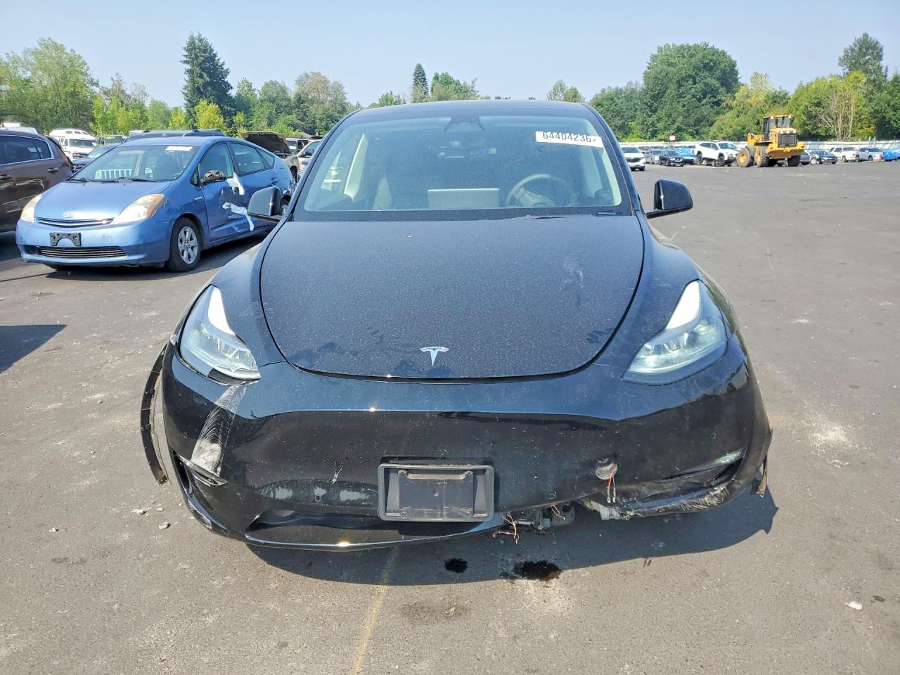 2022 Tesla Model Y Black vin: 7SAYGDEE8NF559897