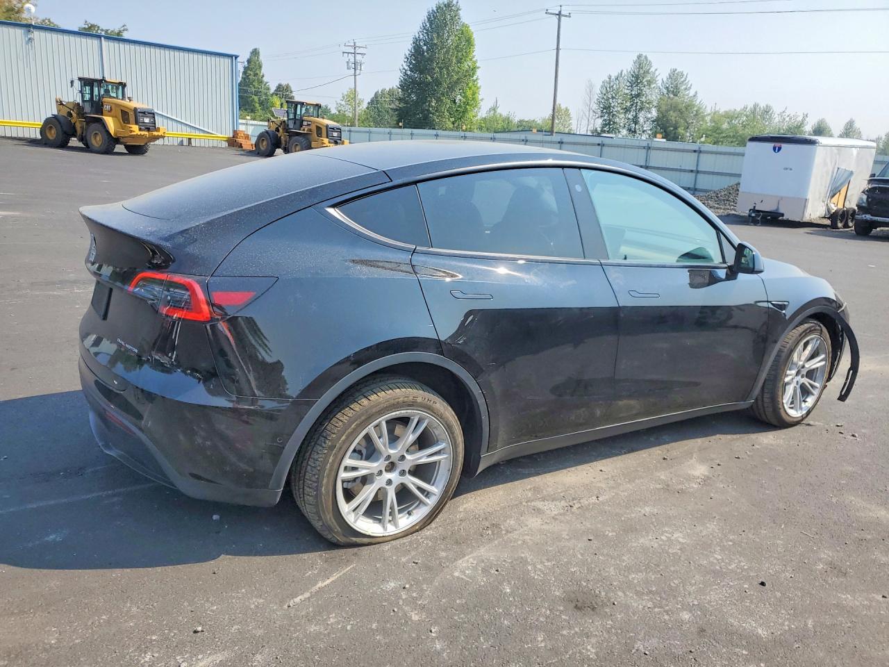 2022 Tesla Model Y Black vin: 7SAYGDEE8NF559897