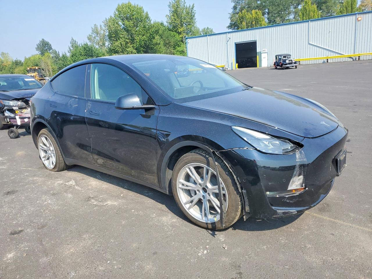 2022 Tesla Model Y Black vin: 7SAYGDEE8NF559897