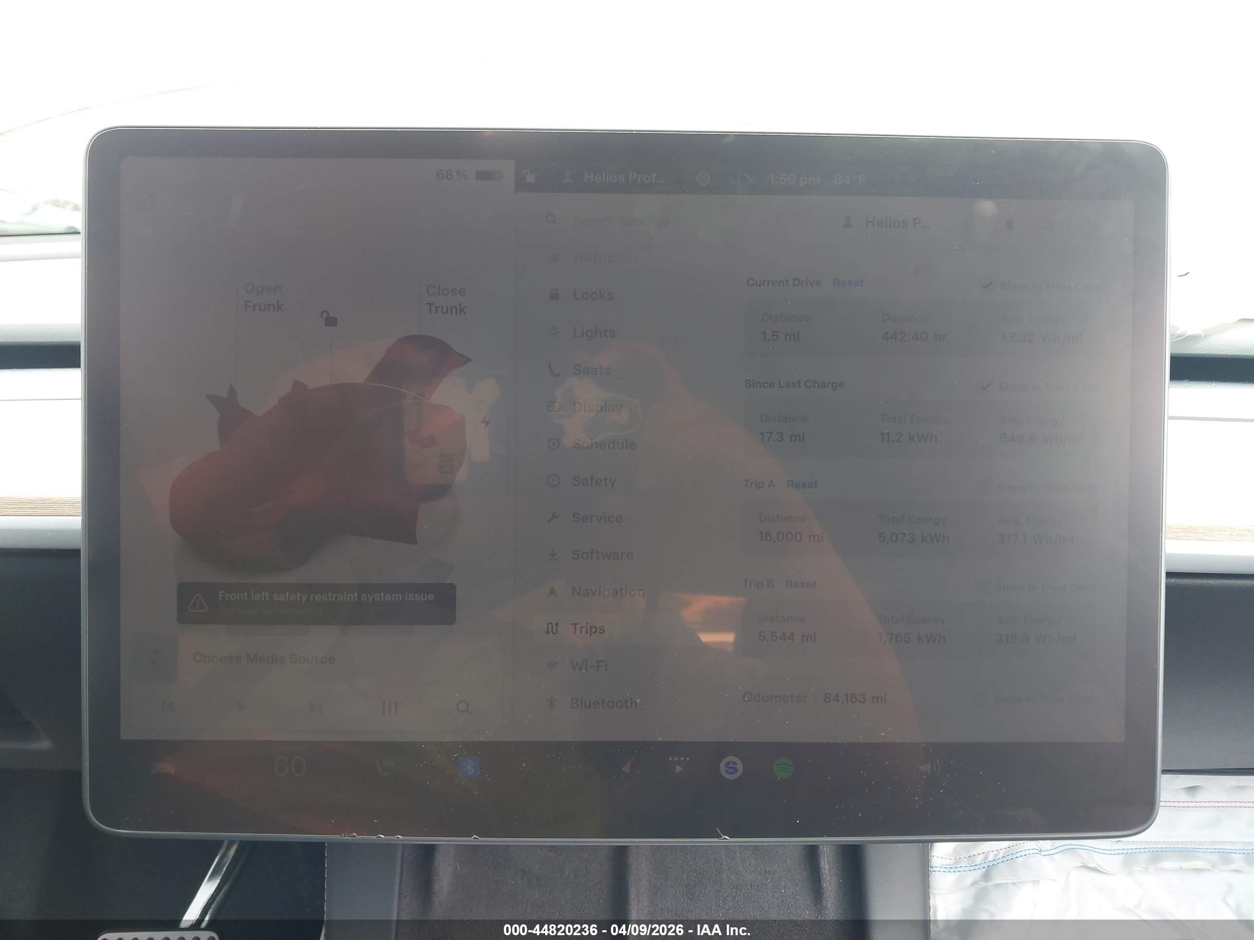 2023 Tesla Model Y   Red vin: 7SAYGDEE8PA118674