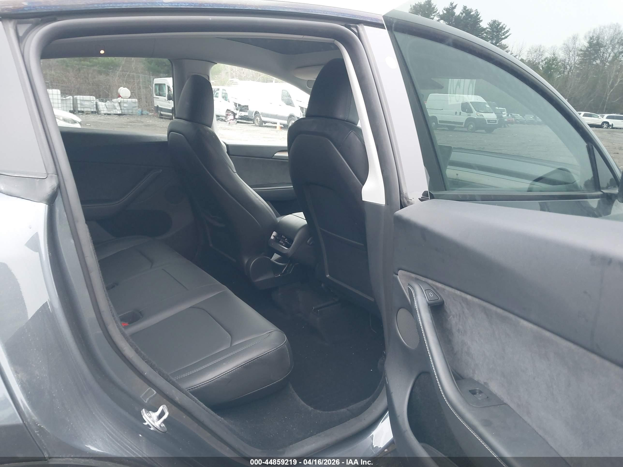 2023 Tesla Model Y Awd/long Range Dual Motor All-wheel Drive Gray vin: 7SAYGDEE8PA125303