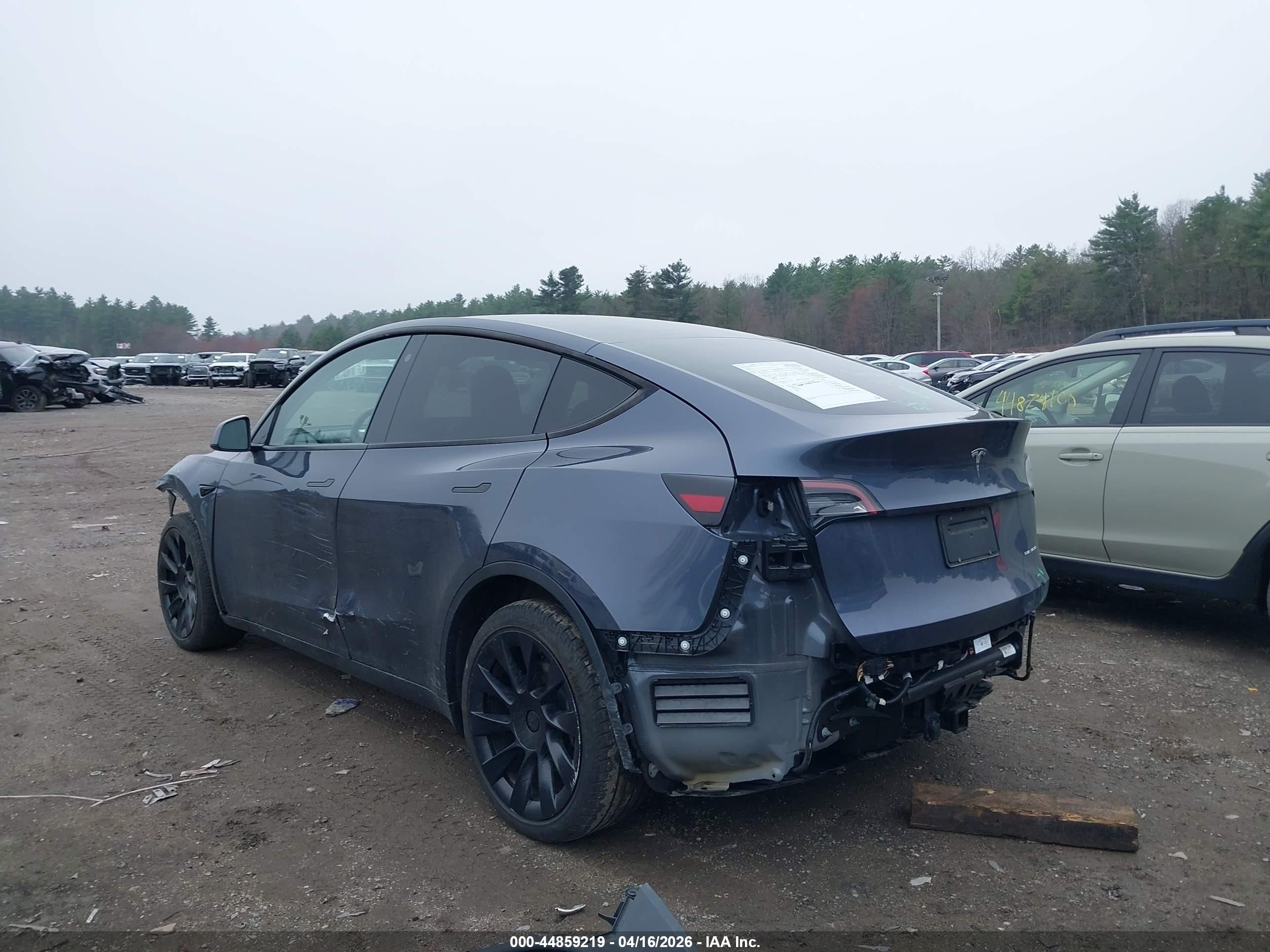 2023 Tesla Model Y Awd/long Range Dual Motor All-wheel Drive Gray vin: 7SAYGDEE8PA125303