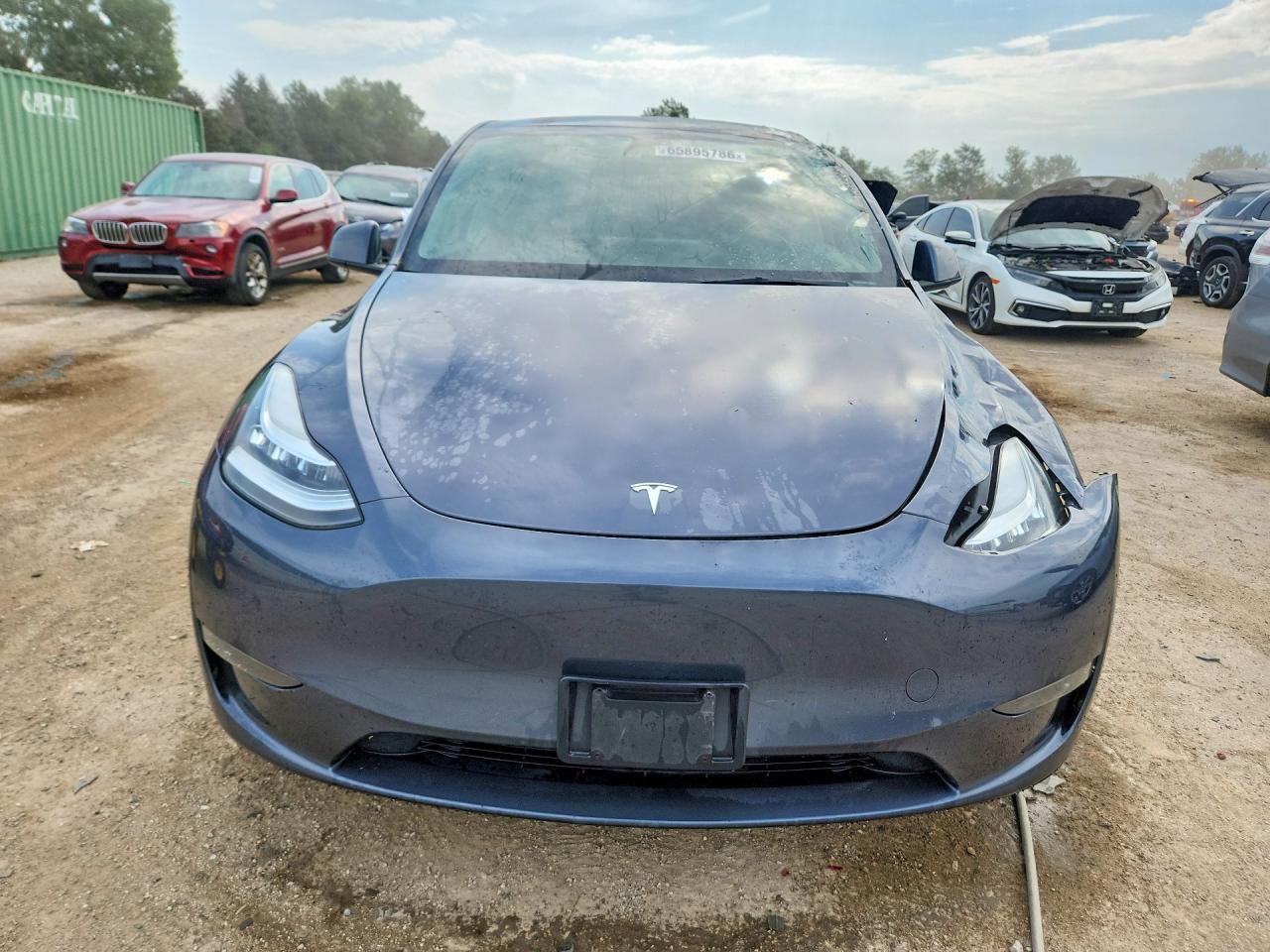 2023 Tesla Model Y Gray vin: 7SAYGDEE9PA041815