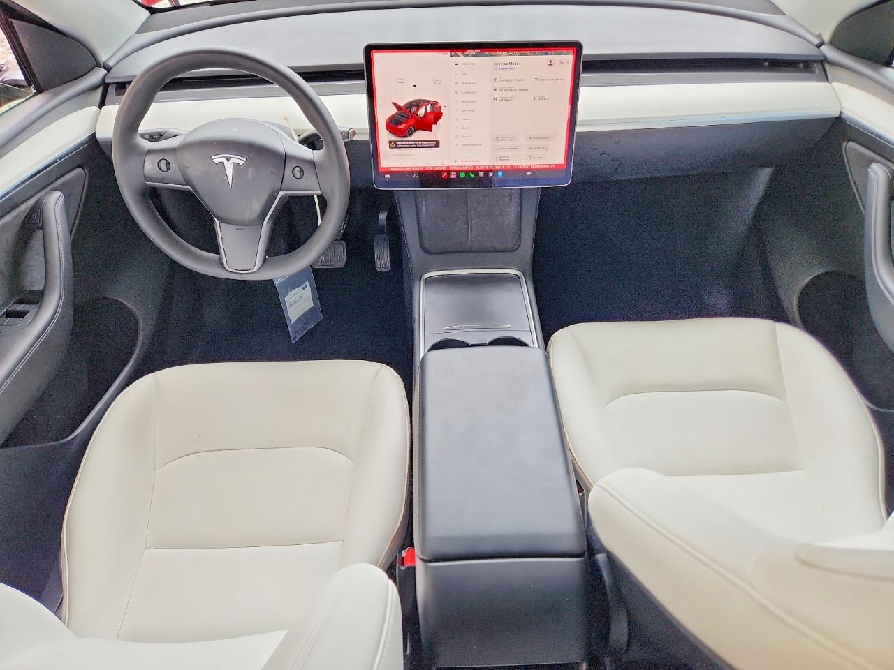 2023 Tesla Model Y Red vin: 7SAYGDEE9PF750019