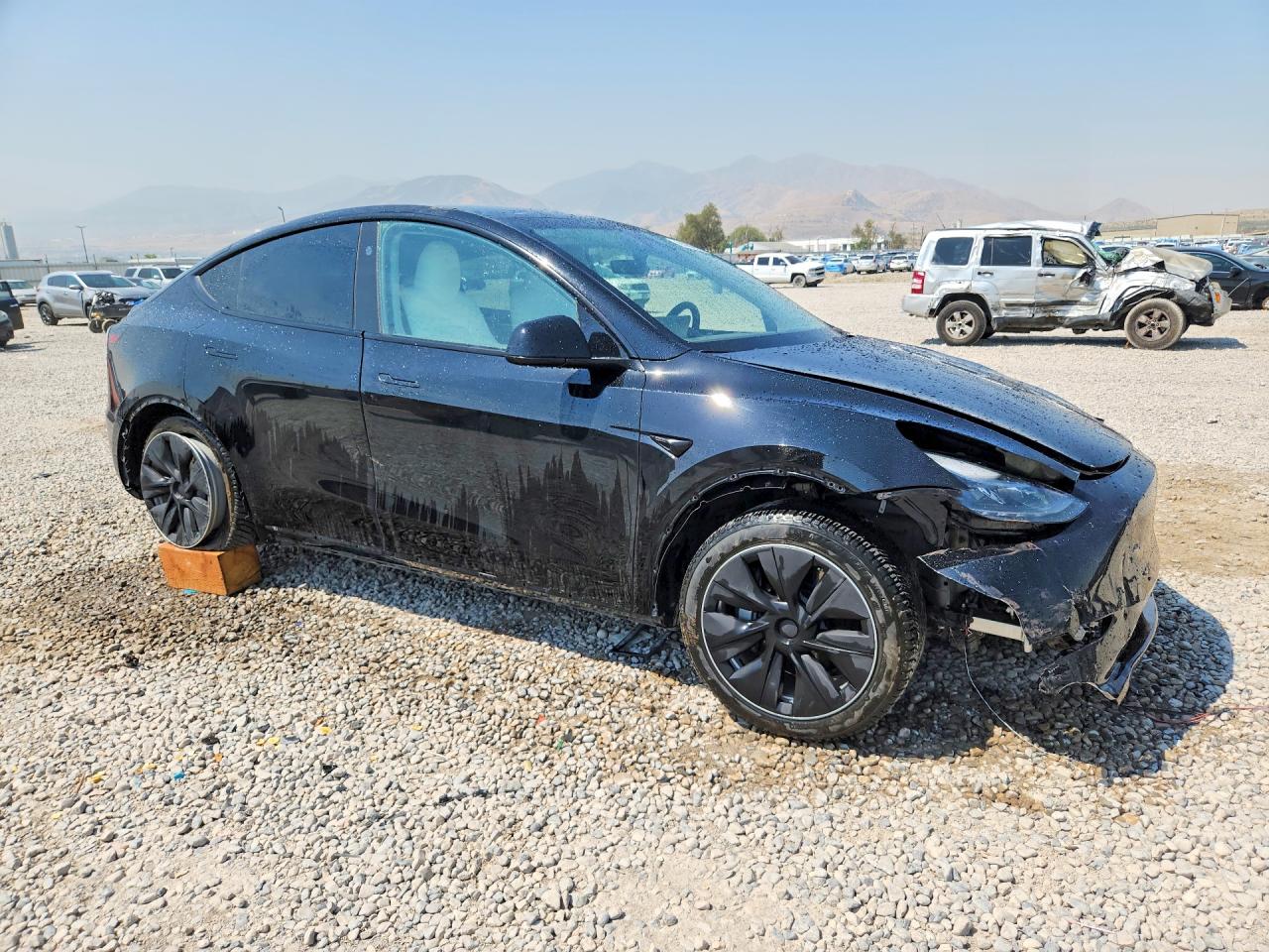 2023 Tesla Model Y Black vin: 7SAYGDEE9PF886330