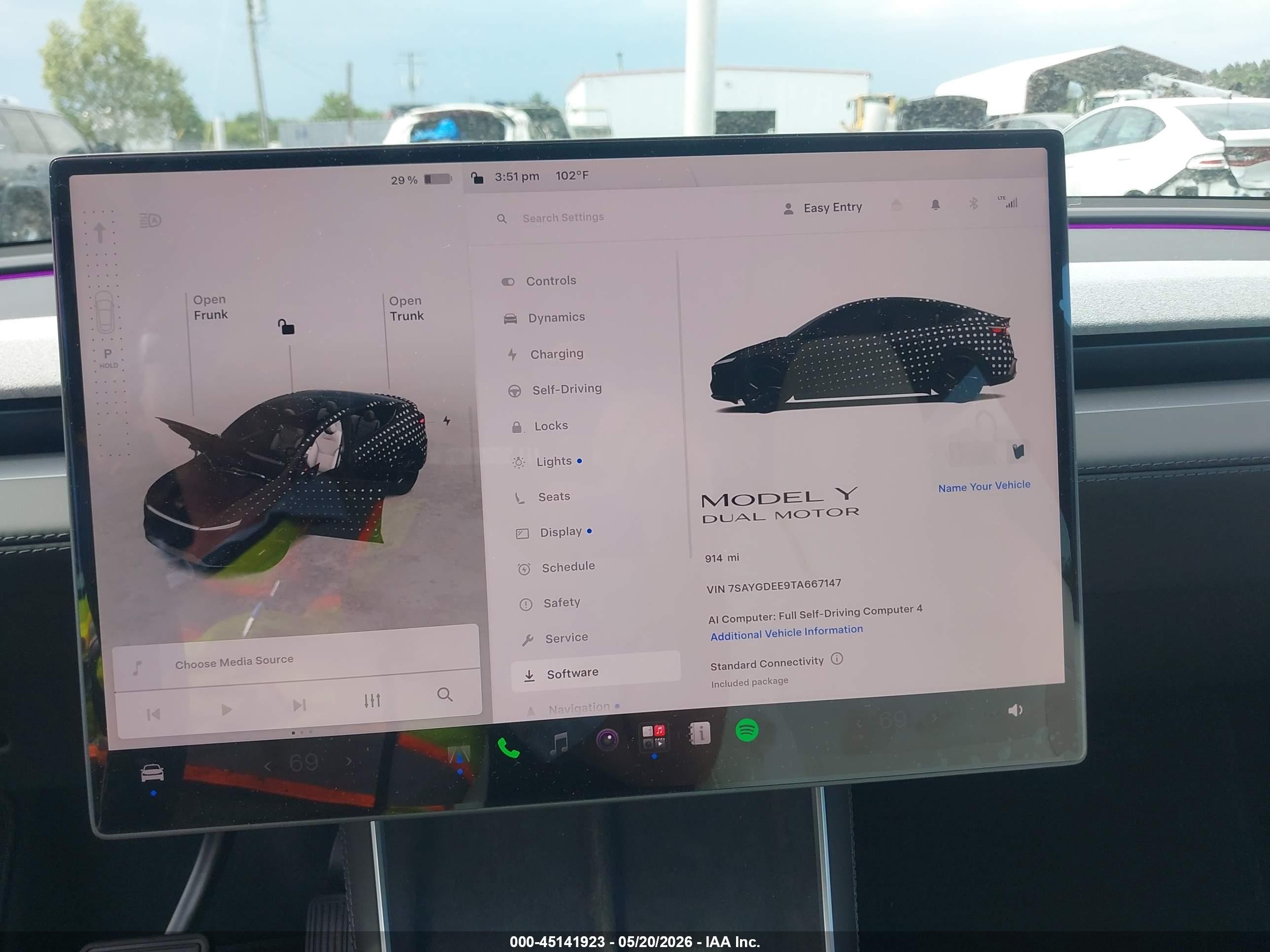 2026 Tesla Model Y All-wheel Drive/long Range Launch Series/premium All-wheel Drive Серый vin: 7SAYGDEE9TA667147